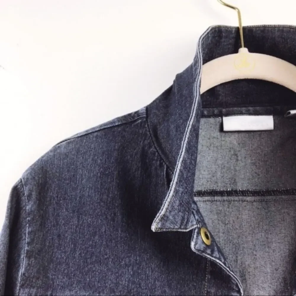 Halogen Blue Denim Jean Jacket - Picture 6 of 7